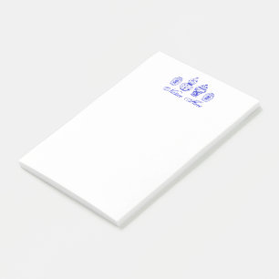Bloco De Notas Barra De Ginger Personalizada Grande Posto Ti Nota