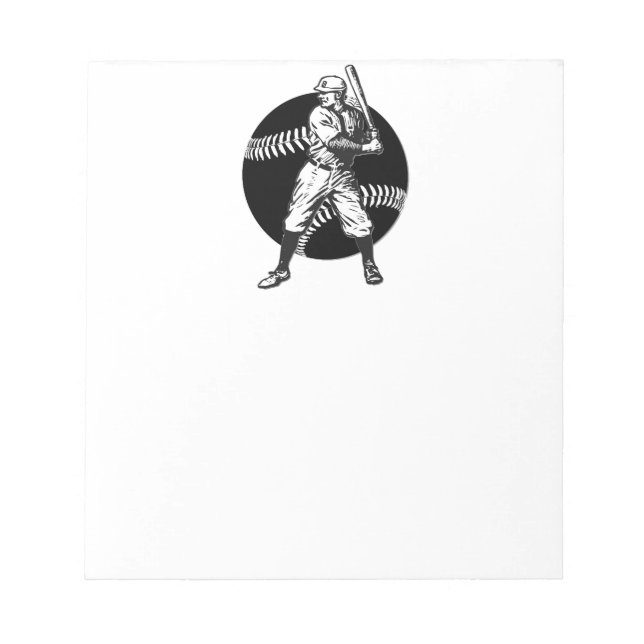 Bloco De Notas Baseball:Vintage (Frente)