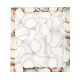 Bloco De Notas Baseballs En Masse