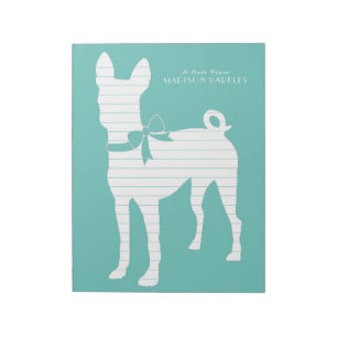 Bloco De Notas Basenji Dog Puppy