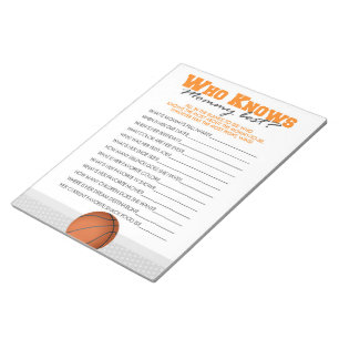 Bloco De Notas Basquete Que Conhece O Melhor Jogo De Mamãe