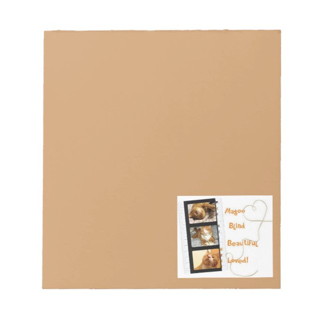 Bloco De Notas Basta de Anotações Adoráveis (Frente)