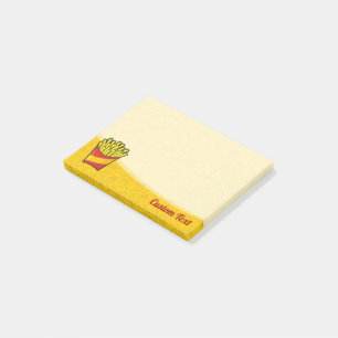 Bloco De Notas Batatas fritas
