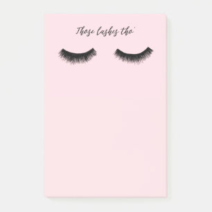 Bloco De Notas Bate-papo Lash - Aquelas Lashes