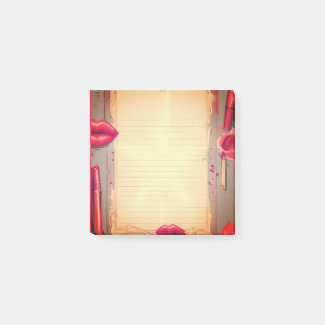 Bloco De Notas Batom Retroativo (Frente)