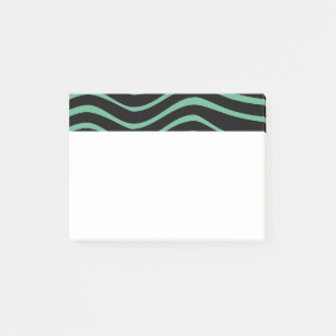 Bloco De Notas Bauhaus Seafoam Green Abstrato