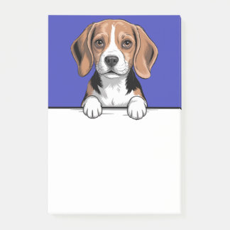 Bloco De Notas Beagle Cute Peeking Dog Lover Gifts Stationery