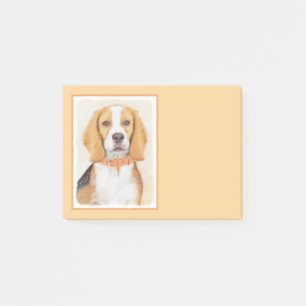 Bloco De Notas Beagle Hound Dog Painting Original Animal Art