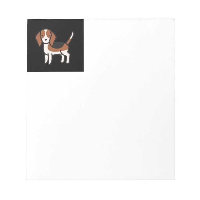Bloco De Notas Beagle New Cartoon (Frente)