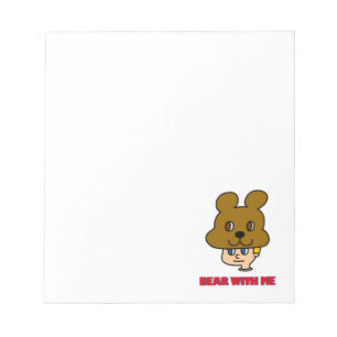 Bloco De Notas Bear Comigo Notepad
