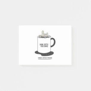 Bloco De Notas Beba café Leitura Livros Desmantelar Sistemas