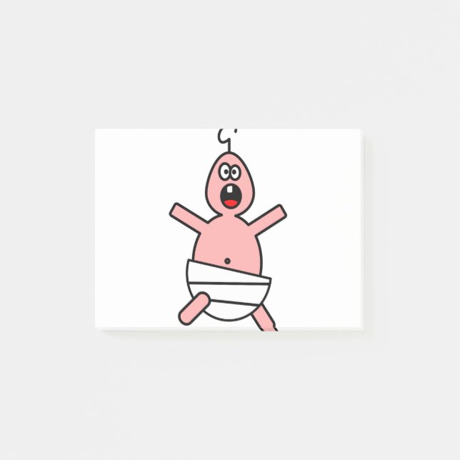 Bloco De Notas Bebê chorando 2 (Frente)