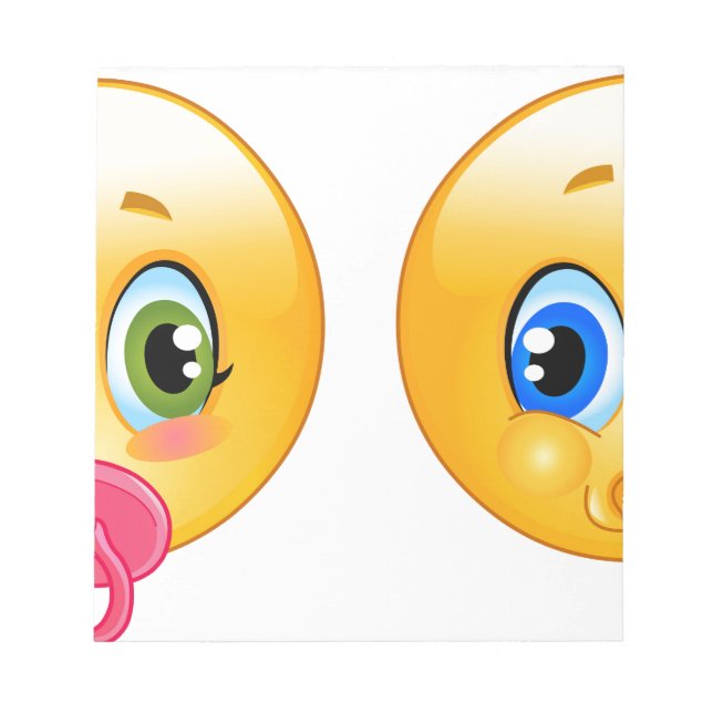 Bloco De Notas bebê emojis (Frente)