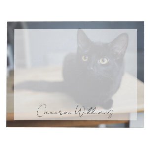 Bloco De Notas Bebês Animais mais Fofos Retrato de um Gato Pret