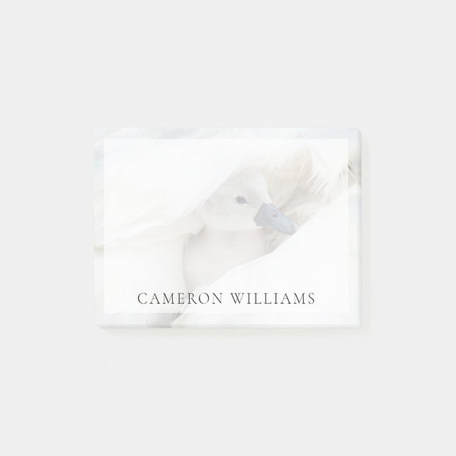 Bloco De Notas Bebês Mais Pobres | Bebê-Mute Swan (Frente)