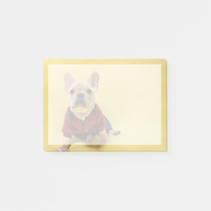 Bloco De Notas Bebês Mais Pobres Buldogue francês vestido