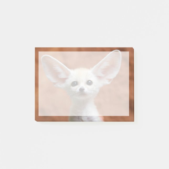 Bloco De Notas Bebês Mais Pobres | Fennec Fox Pup (Frente)