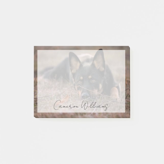 Bloco De Notas Bebês Mais Pobres | GERMAN SHEPHERD (Frente)