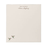 Bloco de notas Beige Personalizado
