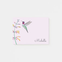 Bloco De Notas Beija-flor-de-anna personalizado
