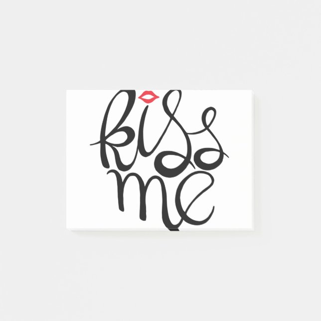 Bloco De Notas Beija-Me (Frente)
