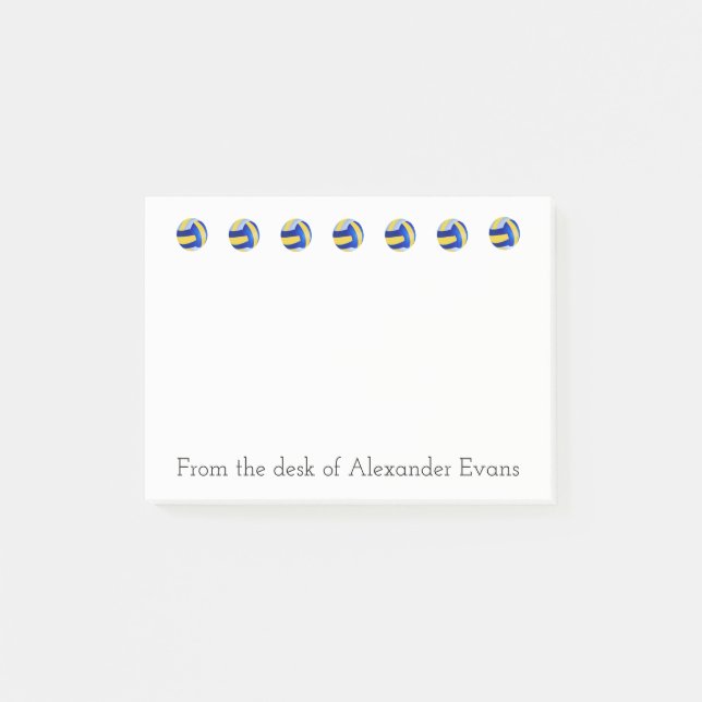 Bloco De Notas Beira do voleibol (Frente)