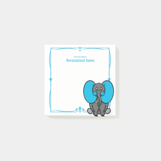 Bloco De Notas Belly Phant Blue (Frente)