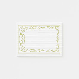 Bloco De Notas Belo e simples design de moldura