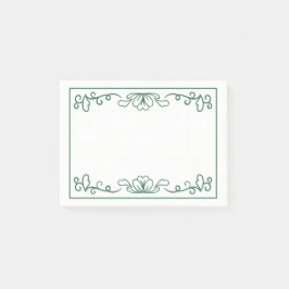 Bloco De Notas Belo e simples design de moldura