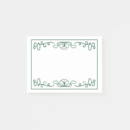 Bloco De Notas Belo e simples design de moldura