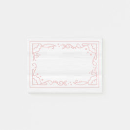 Bloco De Notas Belo e simples design de moldura