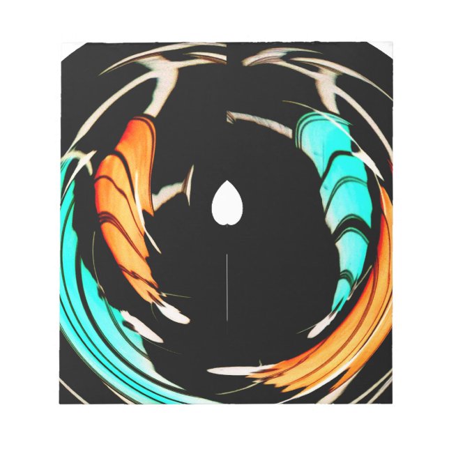 Bloco De Notas Belo Impressão de arte africana (Frente)