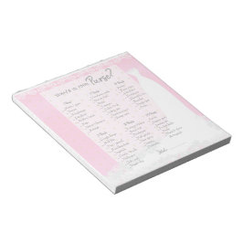 Bloco De Notas Belo jogo de Chá de panela religioso de Satin Rosa