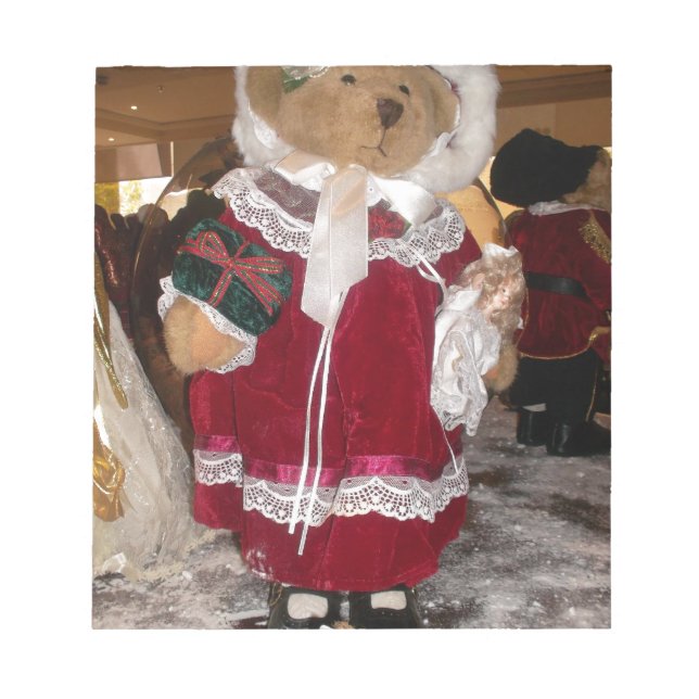 Bloco De Notas Belo Natal com amor Tenha um belo dia e (Frente)