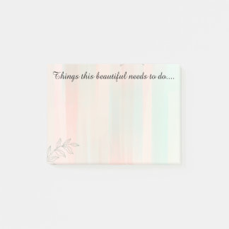 Bloco De Notas Belo posto que ele anota