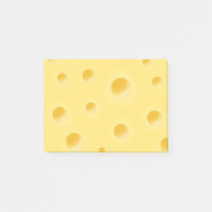 Bloco De Notas Belo Queijo Suíço Caprichoso Amarelo Claro