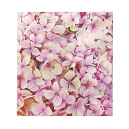 Bloco De Notas Belos Flores de Hydrangea