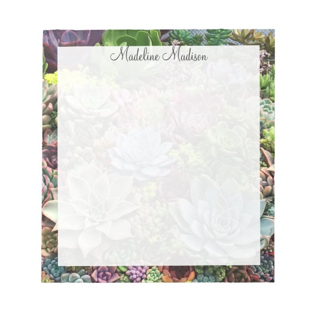 Bloco De Notas Belos Sucultos (Frente)