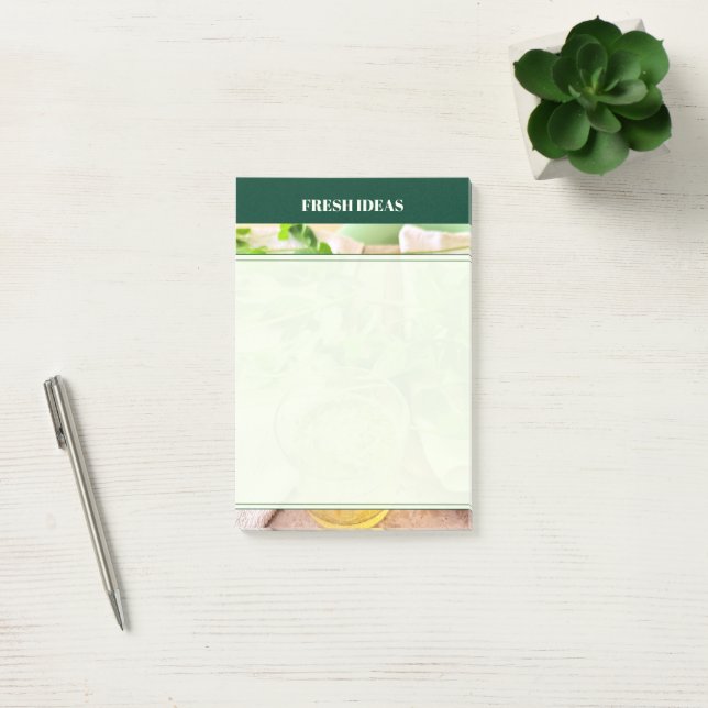 Bloco De Notas Bem-Estar Verde-Menta & Autocuidado (Escritótio)