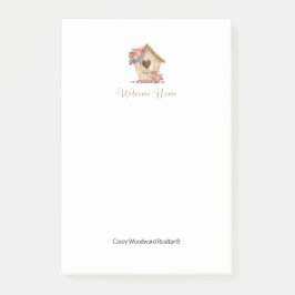 Bloco De Notas Bem-vindo ao Home Realtor Personalizado