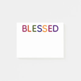Bloco De Notas Bendito Multicolor 4 x 3