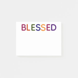 Bloco De Notas Bendito Multicolor 4 x 3