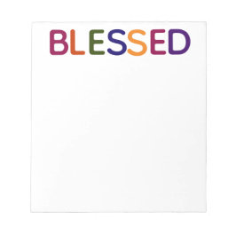 Bloco De Notas Bendito Multicolor 5.5 x 6