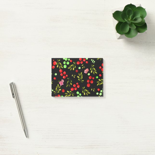 Bloco De Notas Berries Pattern (Escritótio)