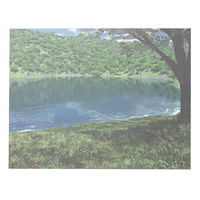 Bloco De Notas Beside Deep Waters Notepad (Frente)