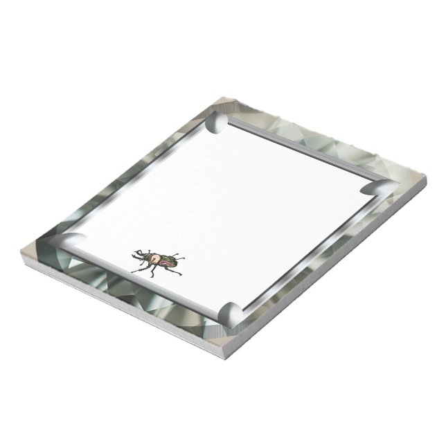 Bloco De Notas Besouro Arco-Íris (Invertido)