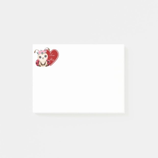 Bloco De Notas Besouro do Amor  (Frente)