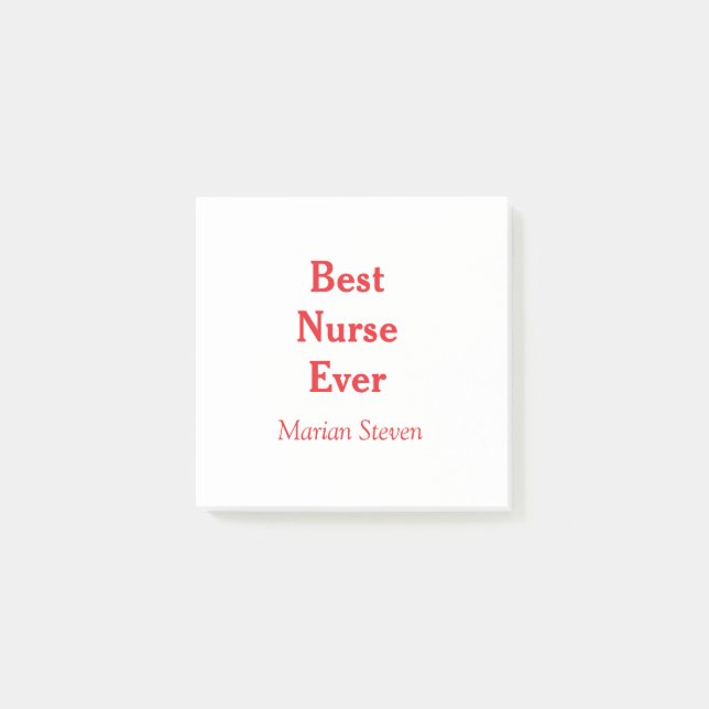 Bloco De Notas Best nurse ever medical professional paramedical d (Frente)