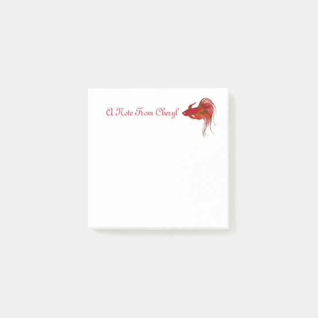 Bloco De Notas Betta Fish (Frente)