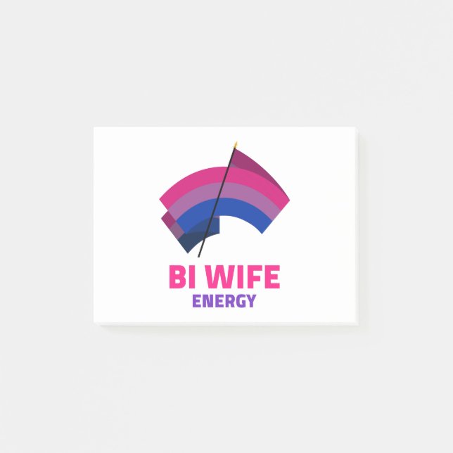 Bloco De Notas Bi Wife Energy (Frente)